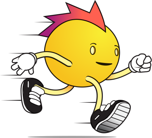 PowerZone Zap the Electron Mascot