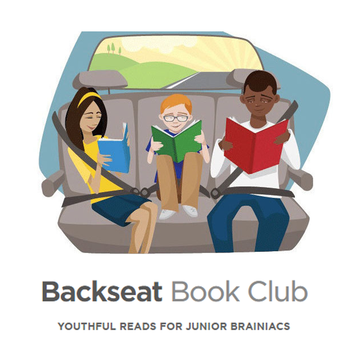 Backseat book club podcast logo
