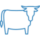 icon agriculture blue